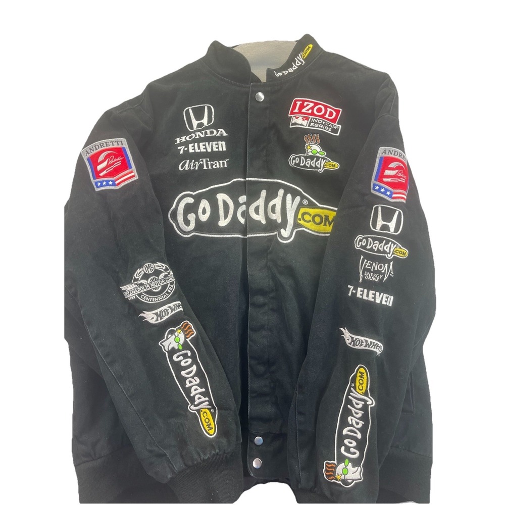 Go Daddy Andretti Indycar Racing Honda RR Design Jacket  2XL GODADDY Danika